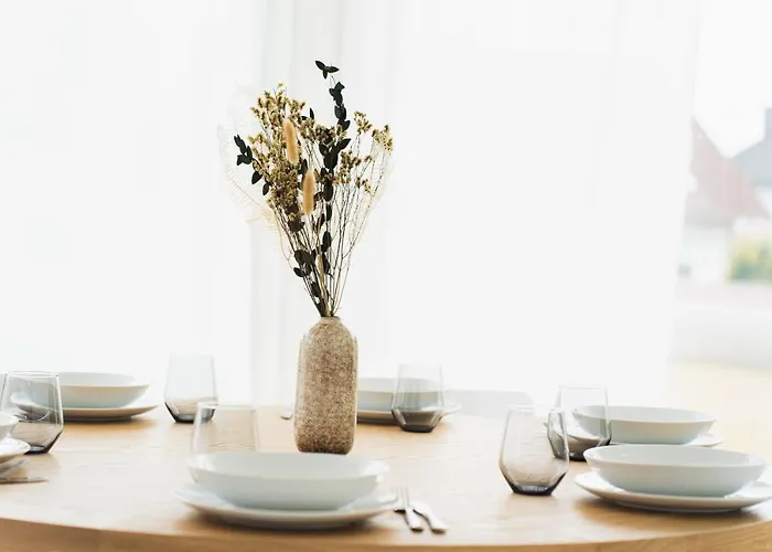 Apartamento In Den Weinbergen Bei Mainz - Mit 2x Doppelzimmern, 1x Grosses Wohnzimmer, Bad & Kueche